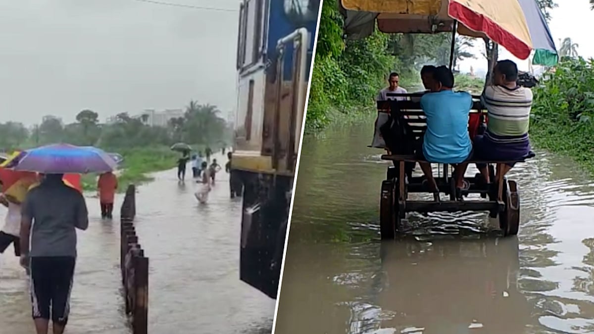 পাঁচ দিনেও নামেনি পানি, বন্ধ চট্টগ্রাম–কক্সবাজার রেল চলাচল