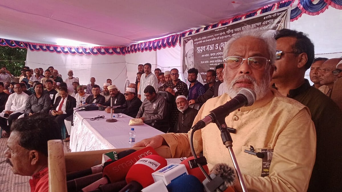বিএনপি ও জামায়াত-শিবির একদল, ভেতরে ভেতরে আন্ডারস্ট্যান্ডিং আছে: জি এম কাদের