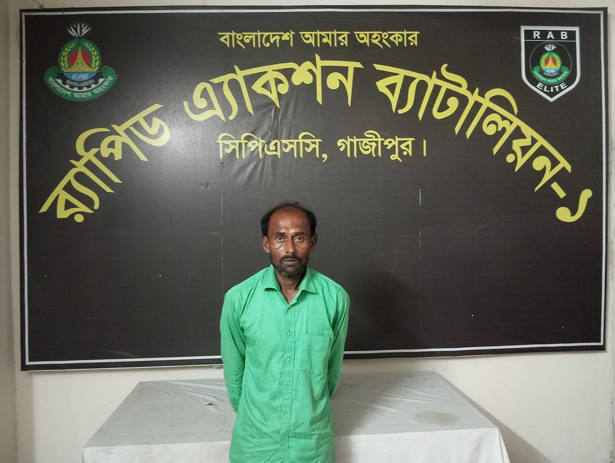 স্ত্রী হত্যা মামলায় গ্রেপ্তার ছায়েদুল ইসলাম