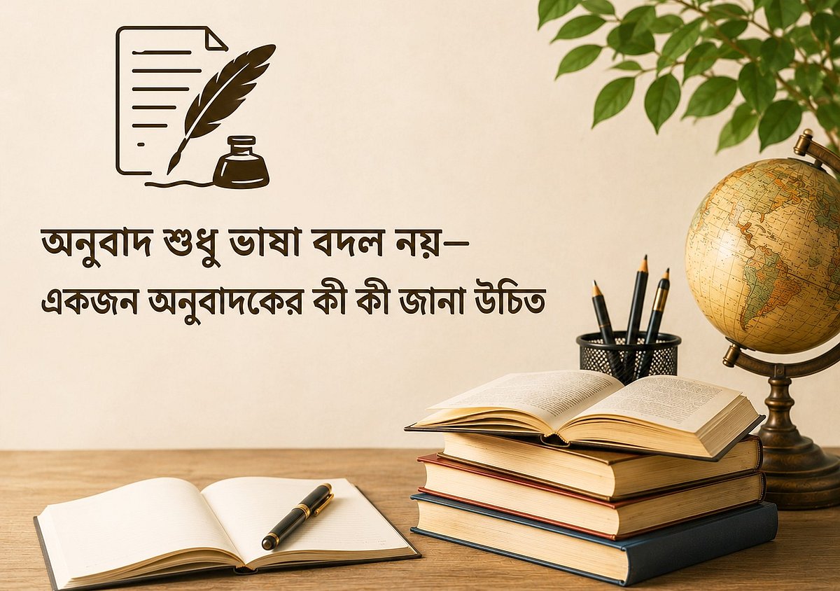 অনুবাদ শুধু ভাষা বদল নয়—একজন অনুবাদকের কী কী জানা উচিত