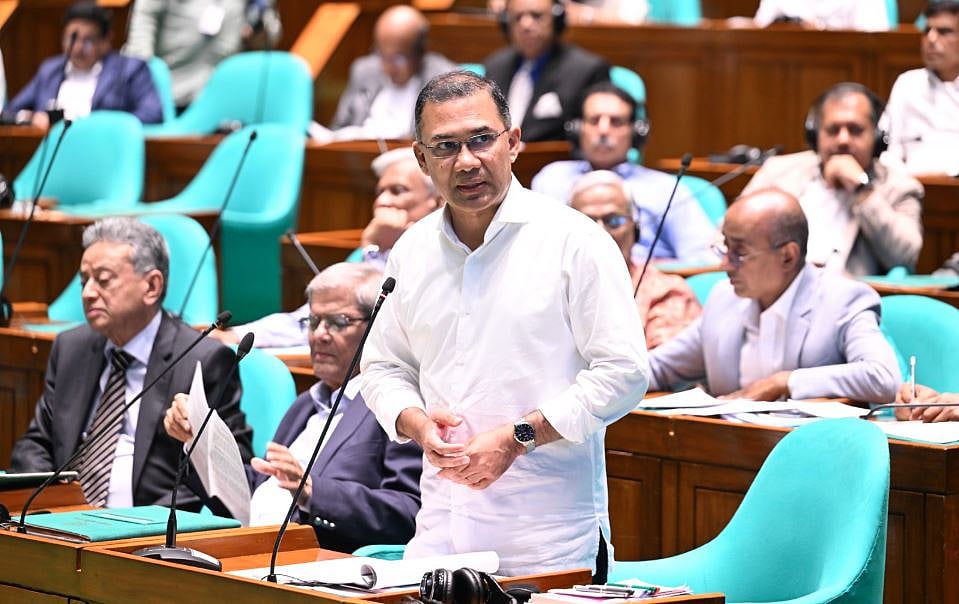জাতীয় সংসদে প্রধানমন্ত্রী তারেক রহমান  