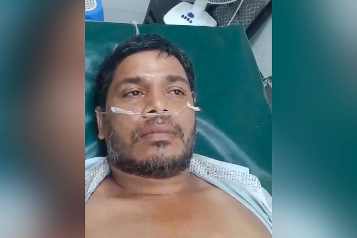 গুলিতে আহত দোকানি মো. রমিজ উদ্দিন