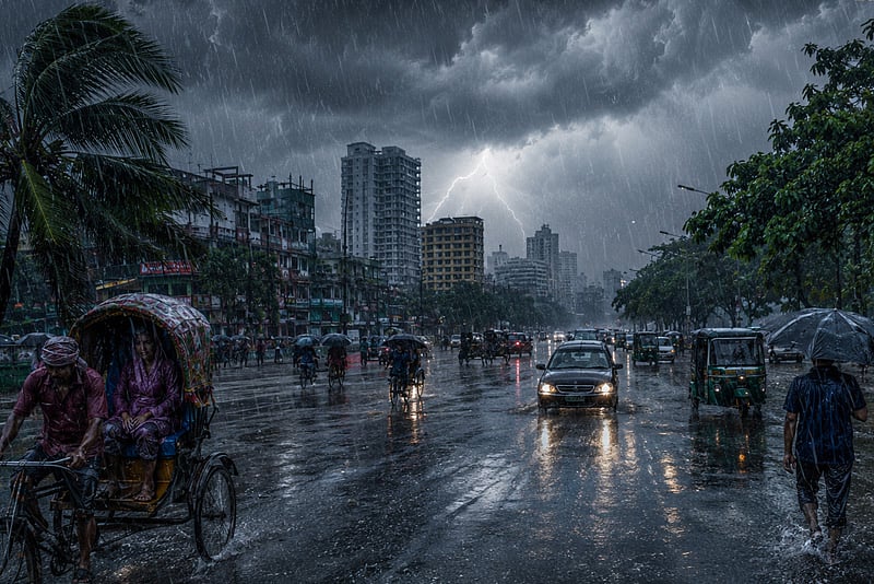 আগামী ৫ দিন বৃষ্টির পূর্বাভাস, ভ্যাপসা গরম কি কমবে?