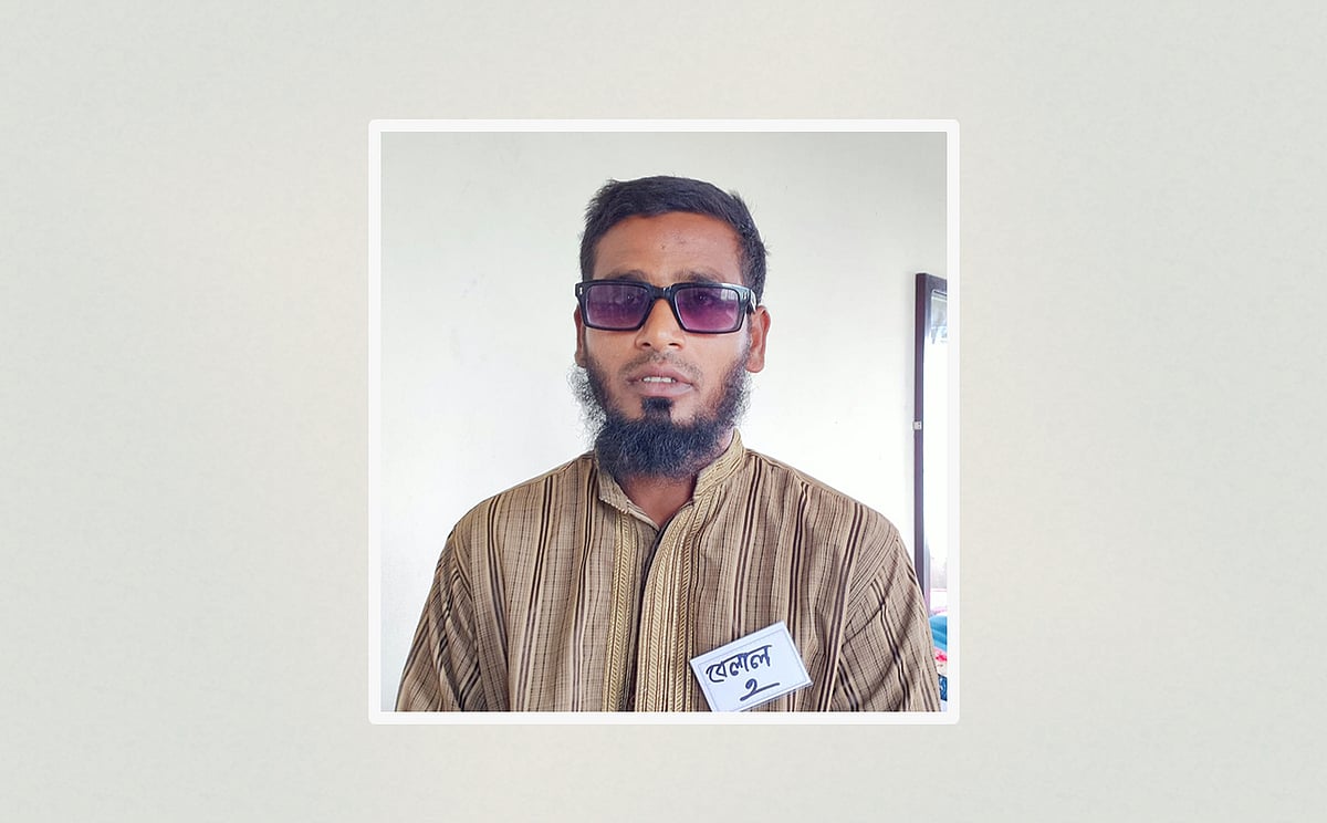 জুলাই গণ-অভ্যুত্থানে গুলিবিদ্ধ বেলাল হোসেন এক চোখের দৃষ্টি হারিয়েছেন