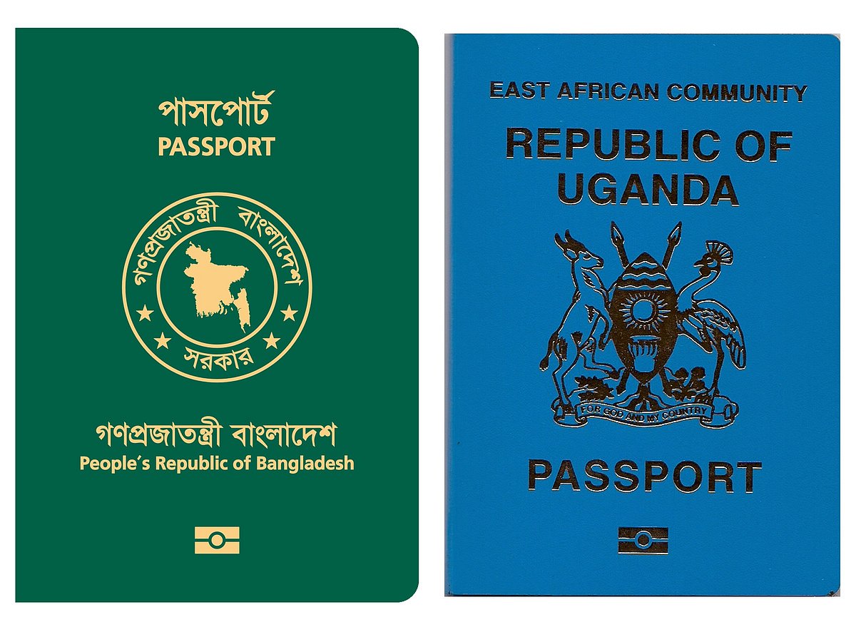 বাংলাদেশ, উগান্ডা, পাসপোর্ট