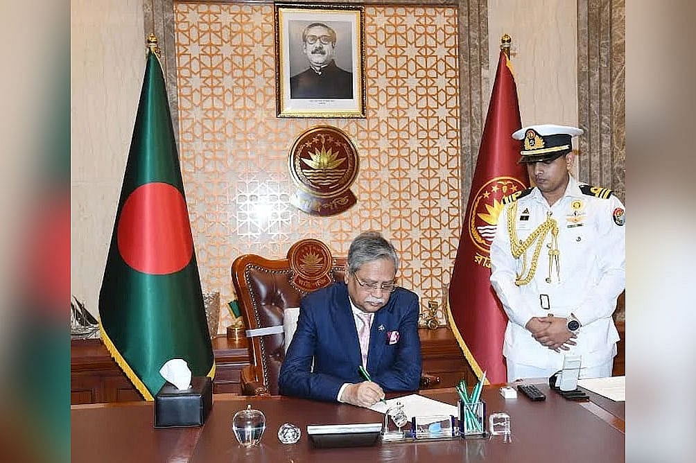 ২০২৩ সালের ২৪ এপ্রিল রাষ্ট্রপতি হিসেবে শপথ নিয়ে বঙ্গভবনে ওঠার পর মো. সাহাবুদ্দিন