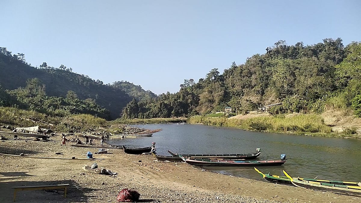 বান্দরবানের থানচির তিন্দু ঘাট