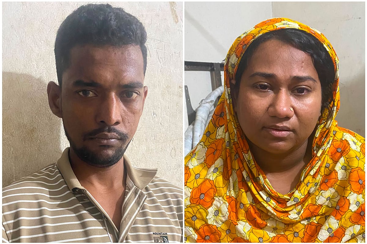 দোকান কর্মচারীকে ছুরি মেরে হত্যার অভিযোগে গ্রেপ্তার বজলুর রহমান ও স্ত্রী সাথী আক্তার