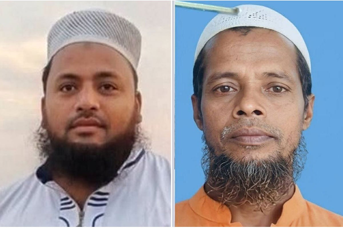 নিহত মো. জয়নাল আবেদীন ও জহির উদ্দিন (বাঁ থেকে)