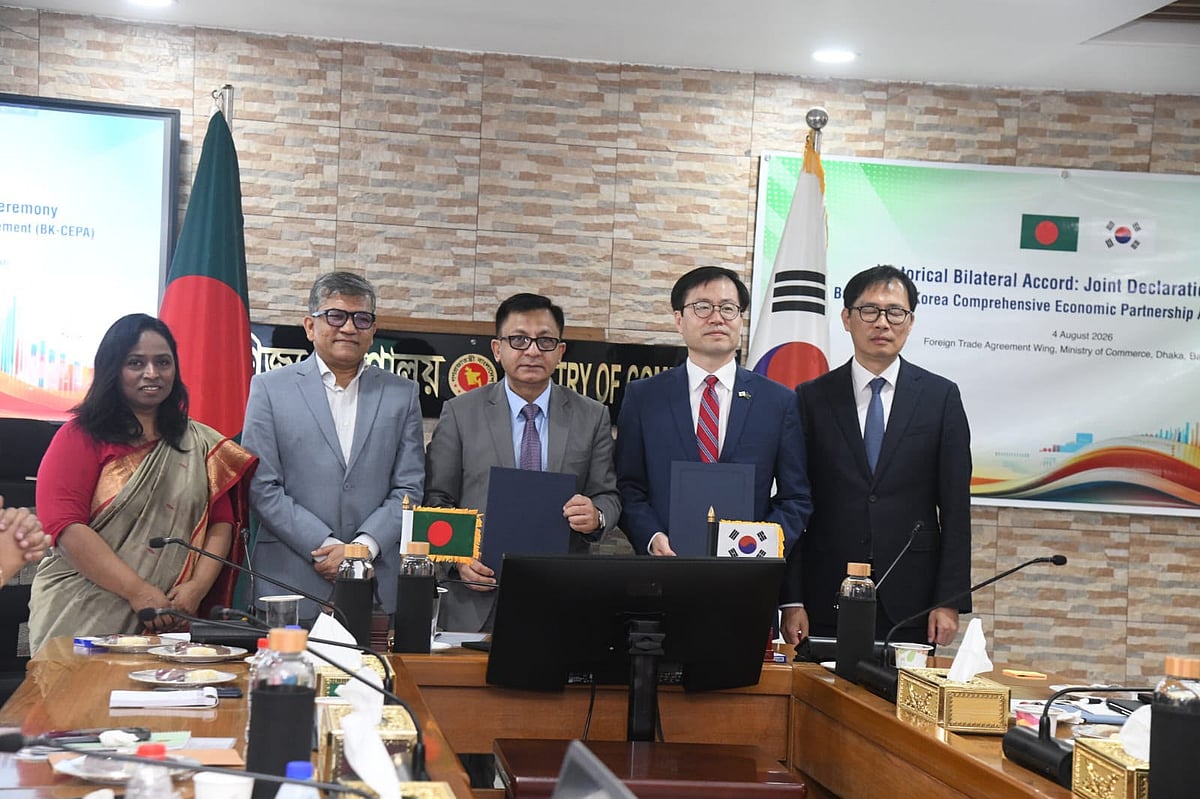 Bangladesh, South Korea Sign Trade Deal Granting Tariff Benefits on 97% of Exports