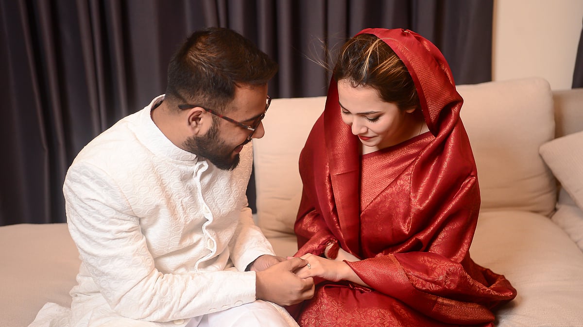 জাহিদ নিরব ও তাঁর স্ত্রী সূচনা তাসনীম