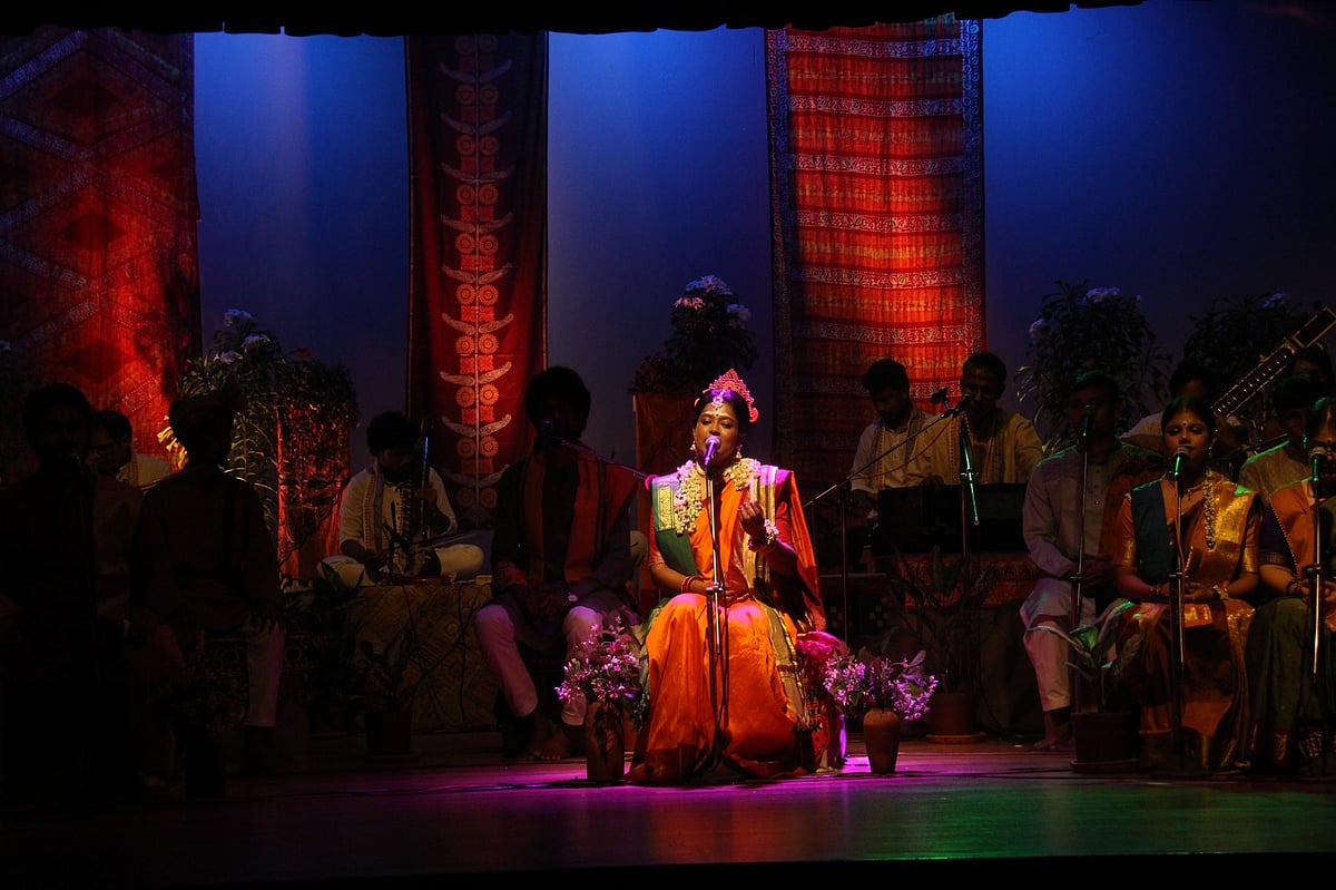 গীতিনাট্যের শ্যামা চরিত্রে ছিলেন মণীষা সরকার। ছায়ানট সংস্কৃতি–ভবন মিলনায়তন, ঢাকা, ৬ আগস্ট