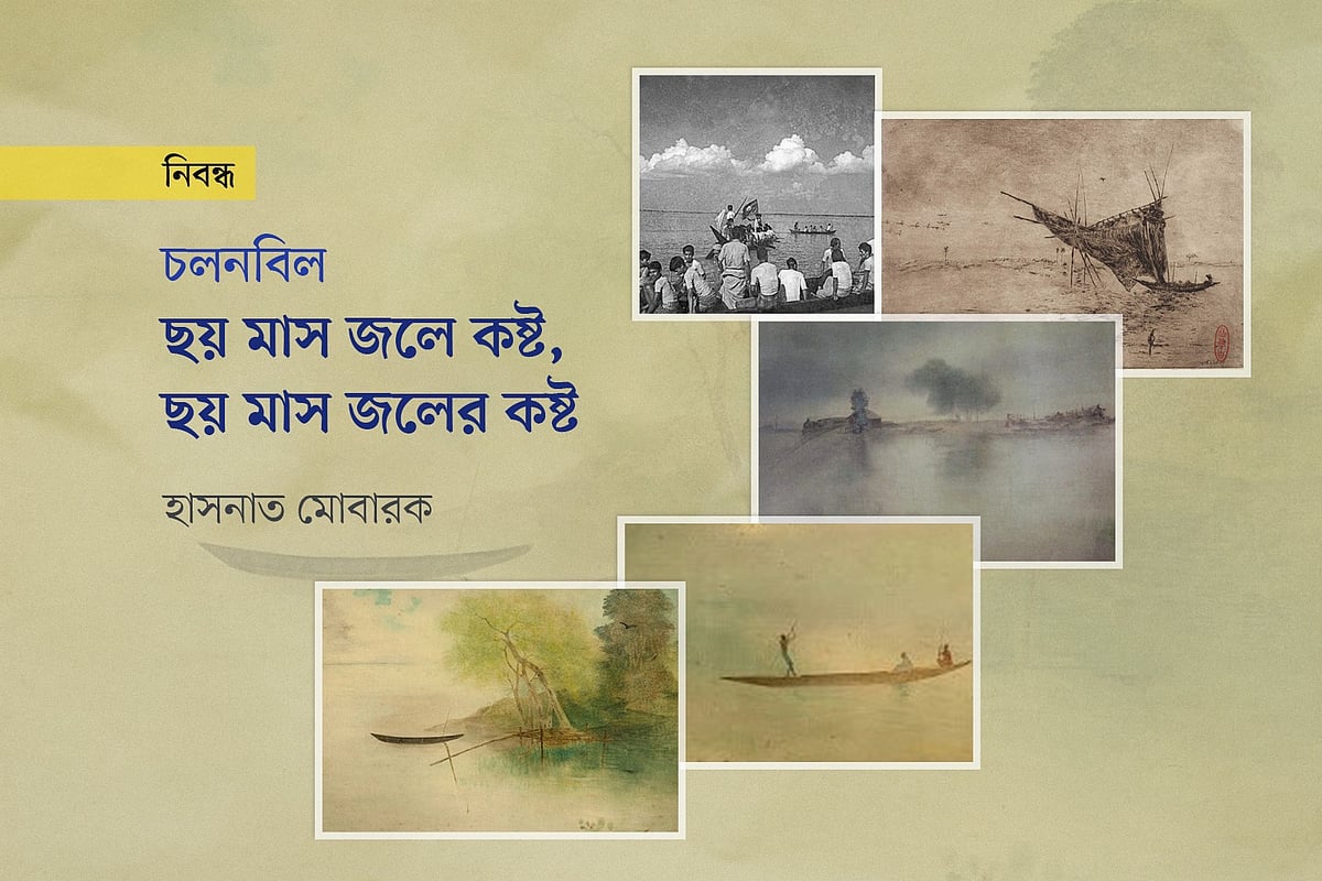 চলনবিলের আলোকচিত্র ও চিত্রকর্মের সমন্বয়ে