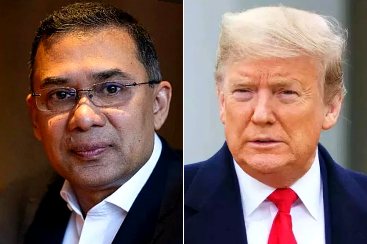 প্রধানমন্ত্রী তারেক রহমান ও যুক্তরাষ্ট্রের প্রেসিডেন্ট ডোনাল্ড ট্রাম্প