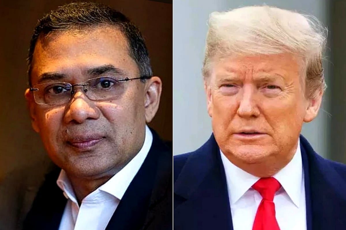 প্রধানমন্ত্রী তারেক রহমান ও যুক্তরাষ্ট্রের প্রেসিডেন্ট ডোনাল্ড ট্রাম্প