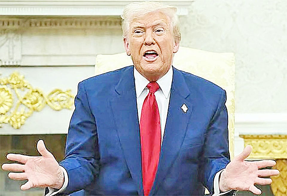 যুক্তরাষ্ট্রের প্রেসিডেন্ট ডোনাল্ড ট্রাম্প