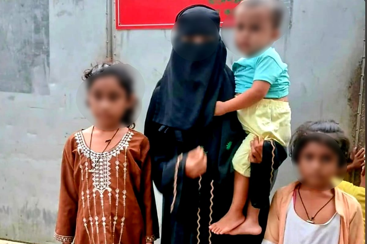 তিন শিশুসন্তানসহ ফাতেমা