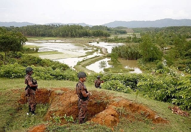 মিয়ানমার সীমান্ত এলাকায় বিজিবির পাহারা