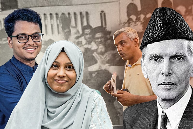 বঙ্গবন্ধুর ছবি সরিয়ে জিন্নাহর ছবি; ডাকসু সংগ্রহশালা ঘিরে বিতর্ক