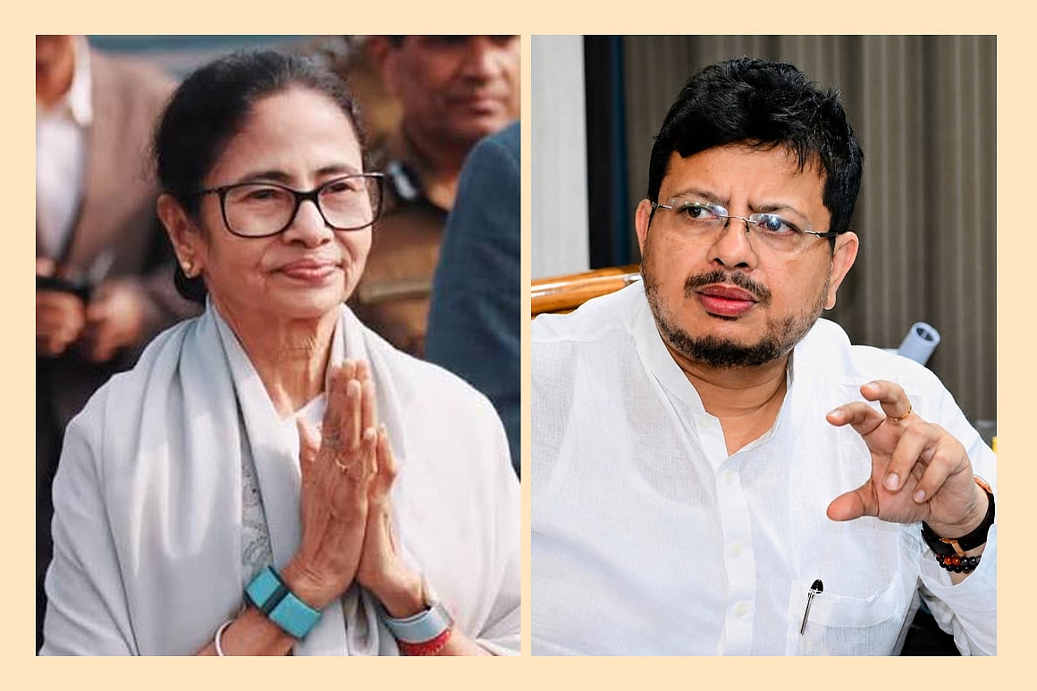 পশ্চিমবঙ্গের সাবেক মুখ্যমন্ত্রী মমতা বন্দ্যোপাধ্যায় ও তৃণমূলের বিদ্রোহী বিধায়ক ঋতব্রত বন্দ্যোপাধ্যায়