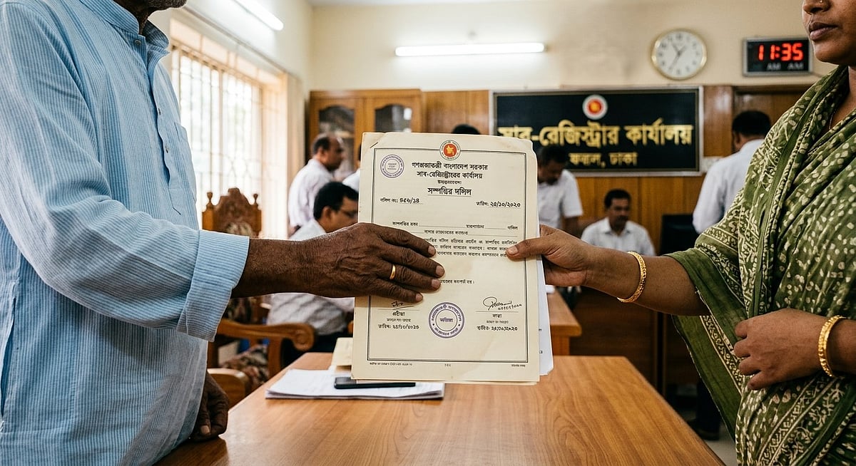 কেউ যদি চান ছেলেকে না দিয়ে, মেয়েকে বেশি সম্পত্তি দেবেন সেটিও সহজ হচ্ছে আইনের এই ধারায়।