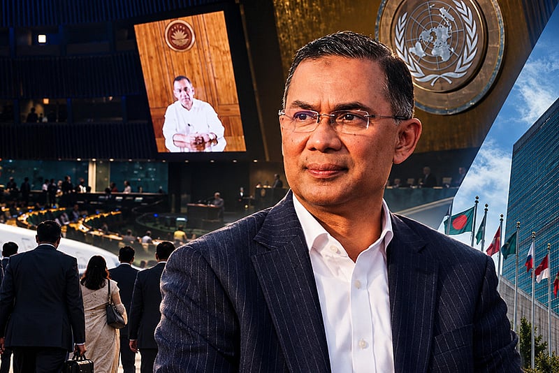Tarek Rahman con quien van a asistir a la sesión de la ONU
