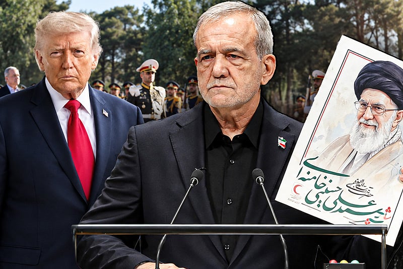 ¿Qué dijo el presidente de Irán parado en el suelo