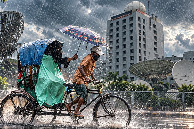 Aunque la presión baja profunda es baja, la lluvia será unos días más