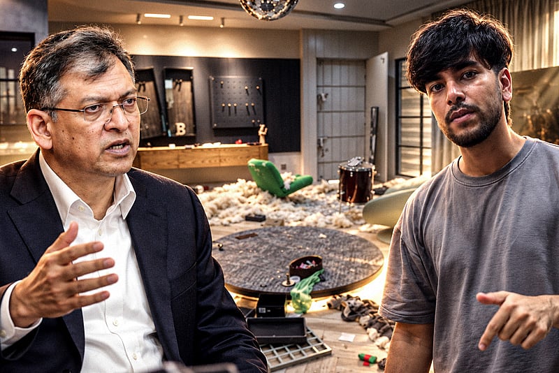 In response to the Interior Minister's statement, Salman Muhamadi said, "Let's do something."
