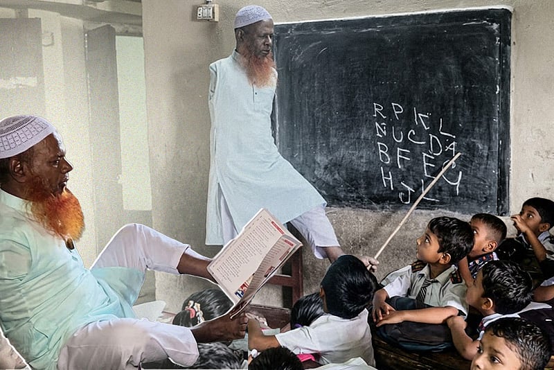 দুই হাত নেই, তবু থেমে থাকেননি দুঃখু মিয়া, গড়েছেন একটি স্কুল