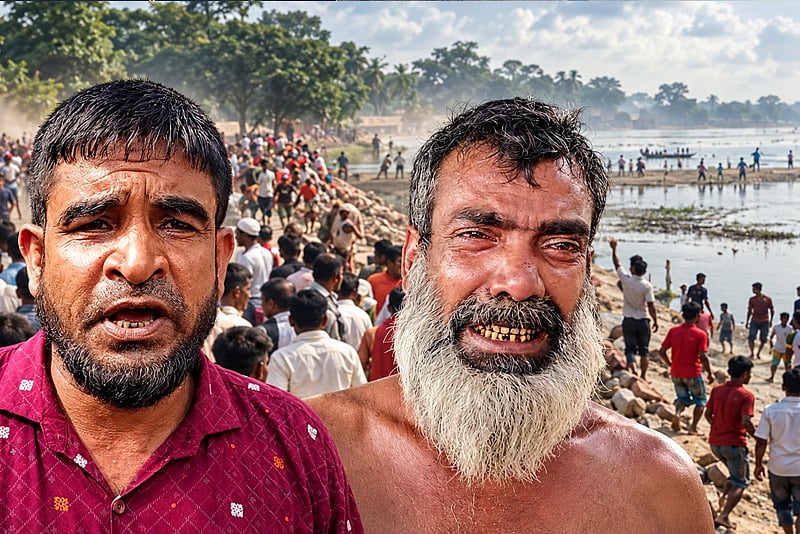 মসজিদের মাইকে ঘোষণা দিয়ে পুলিশের সামনেই সংঘর্ষ, আহত ৩০