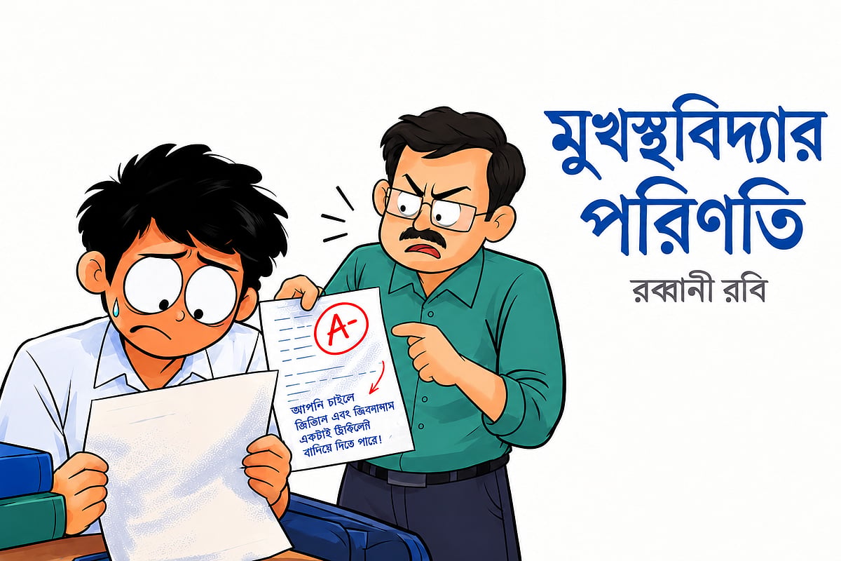 মুখস্থবিদ্যার পরিণতি