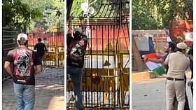 ফটক টপকে যন্তর মন্তরে গিয়ে আবার আটক সৌরভ দাস ও আশুতোষ রাঙ্কা