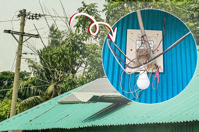 ঘরের লাইট–ফ্যান আছে, কিন্তু আট বছর ধরে বিদ্যুৎ নেই আড়াই হাজার গ্রাহকের