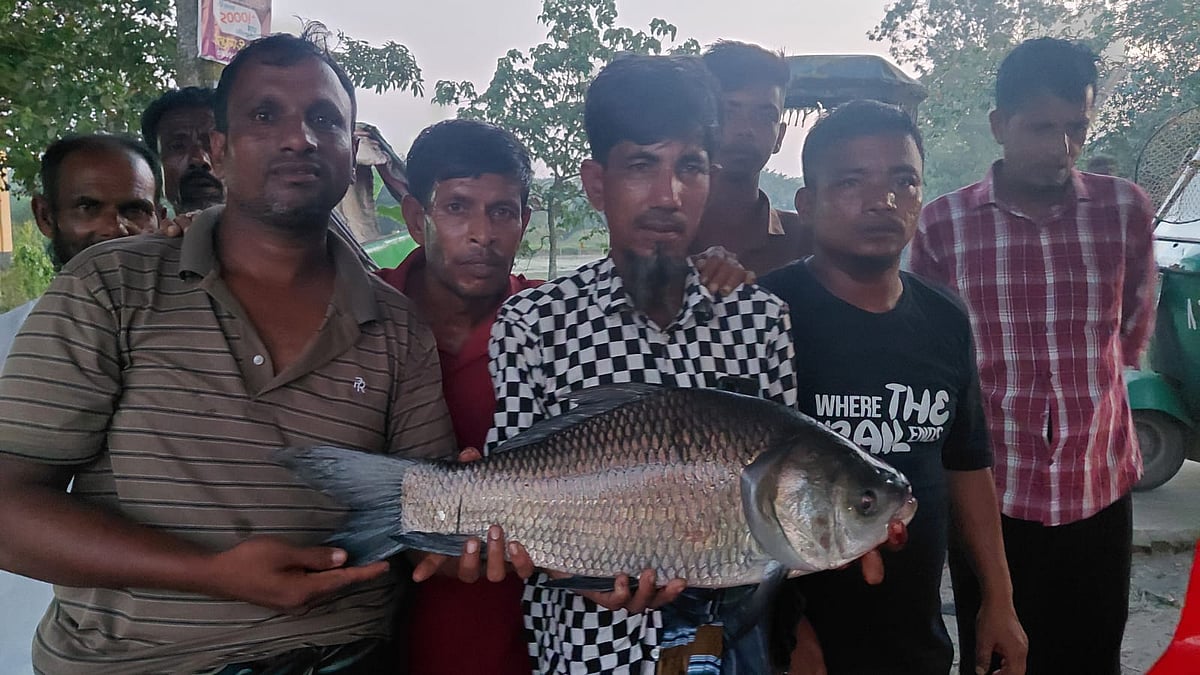 শেষ বিকেলে এক কাতলা ধরে বাজিমাত, পুরস্কার পেলেন দুই লাখ টাকা