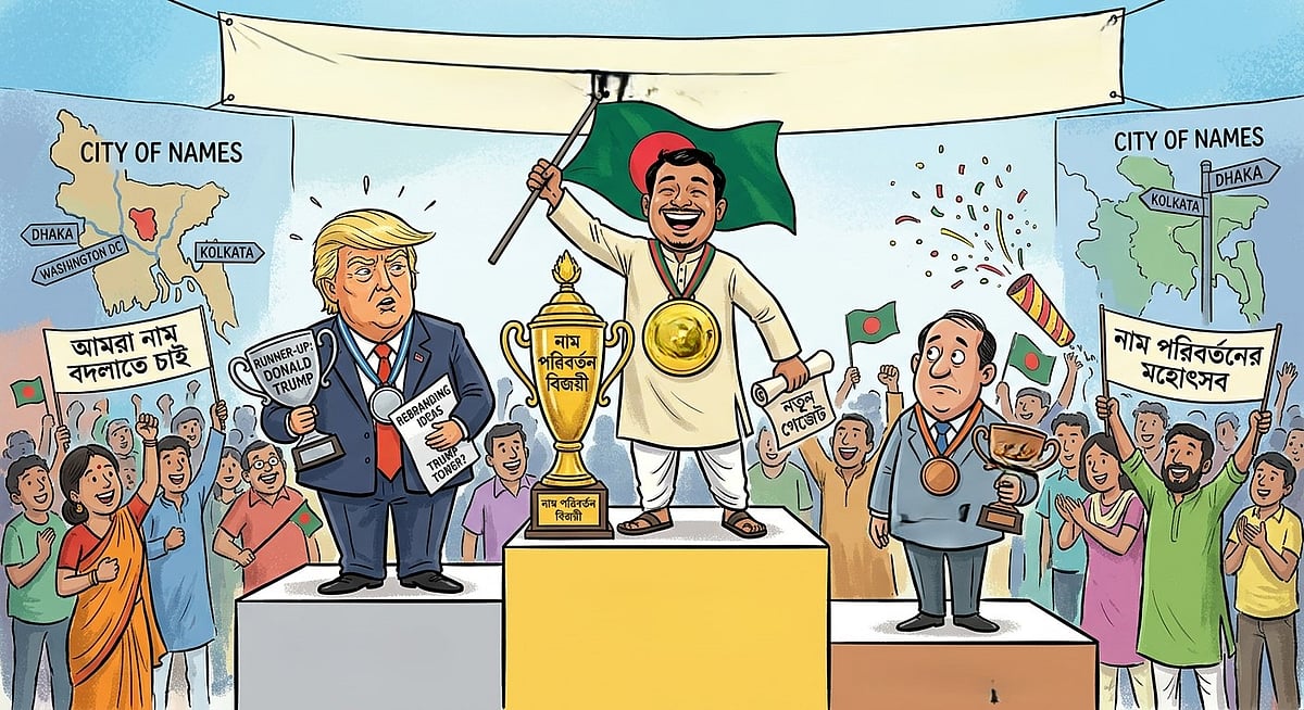 নাম বদলানোতে চ্যাম্পিয়ন বাংলাদেশ, রানার্সআপ ট্রাম্প
