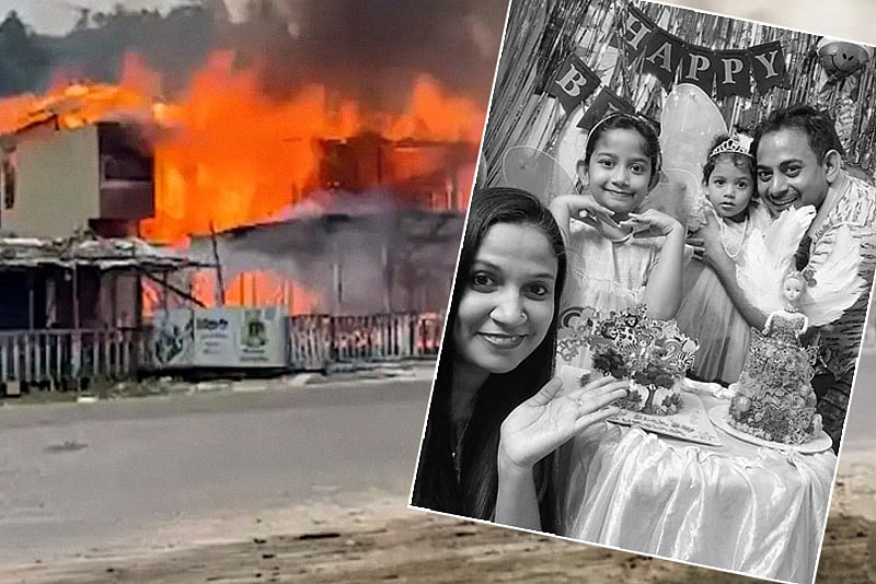 রিসোর্টে আগুন, ছোট বোনসহ চারজনের পরিণতি জানেন না ফারজানা