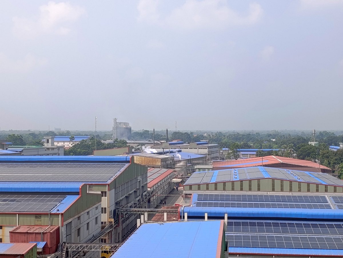 কারখানার ছাদে ৪৩ মেগাওয়াট সৌরবিদ্যুৎ উৎপাদন করছে প্রাণ-আরএফএল