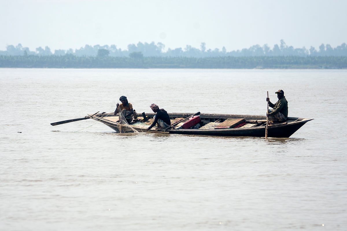 নিষেধাজ্ঞার মধ্যেই চলছে ইলিশ শিকার
