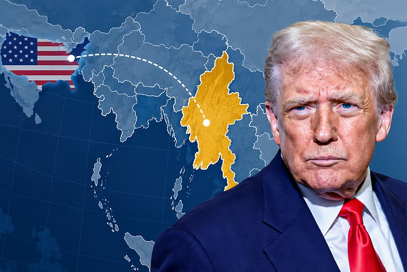 মিয়ানমার সরকারের সঙ্গে যোগাযোগ বাড়াচ্ছে ট্রাম্প প্রশাসন, কিসের ইঙ্গিত?