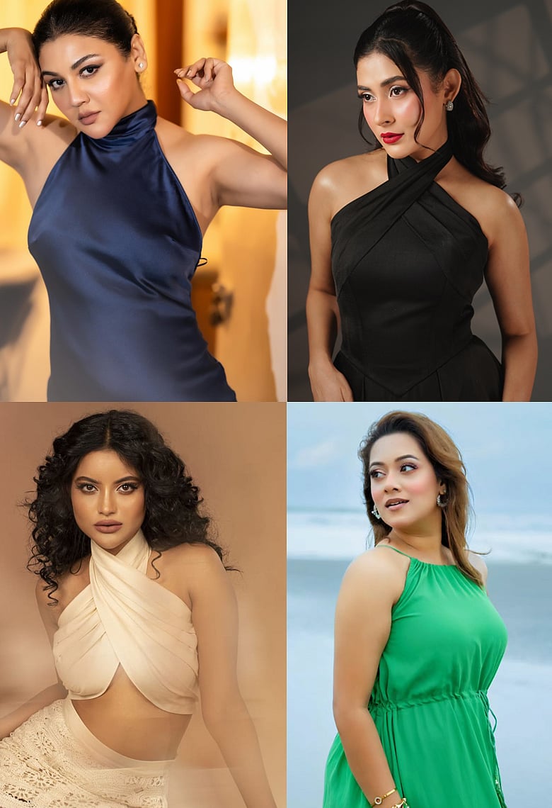 এক ডজন হল্টারনেক লুকে দেশি তারকাদের স্টাইল স্টেটমেন্ট