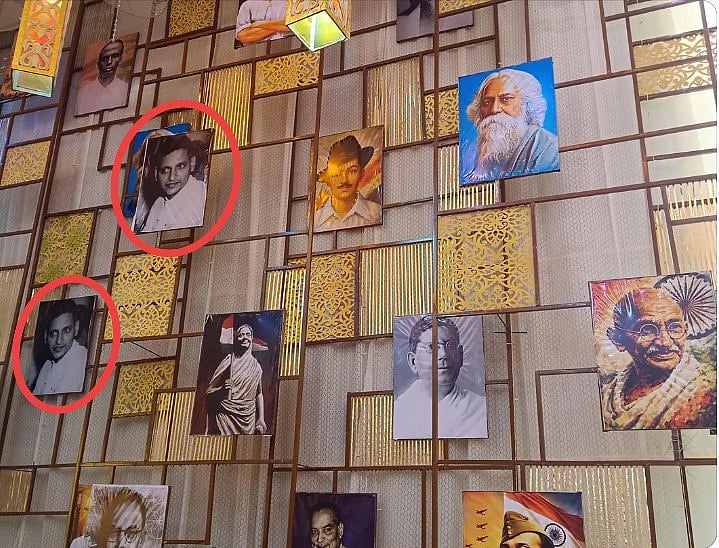 পশ্চিমবঙ্গে পূজামণ্ডপে ভারতের বিশিষ্ট ব্যক্তিদের সঙ্গে মহাত্মা গান্ধীর হত্যাকারীর ছবি, চলছে বিতর্ক