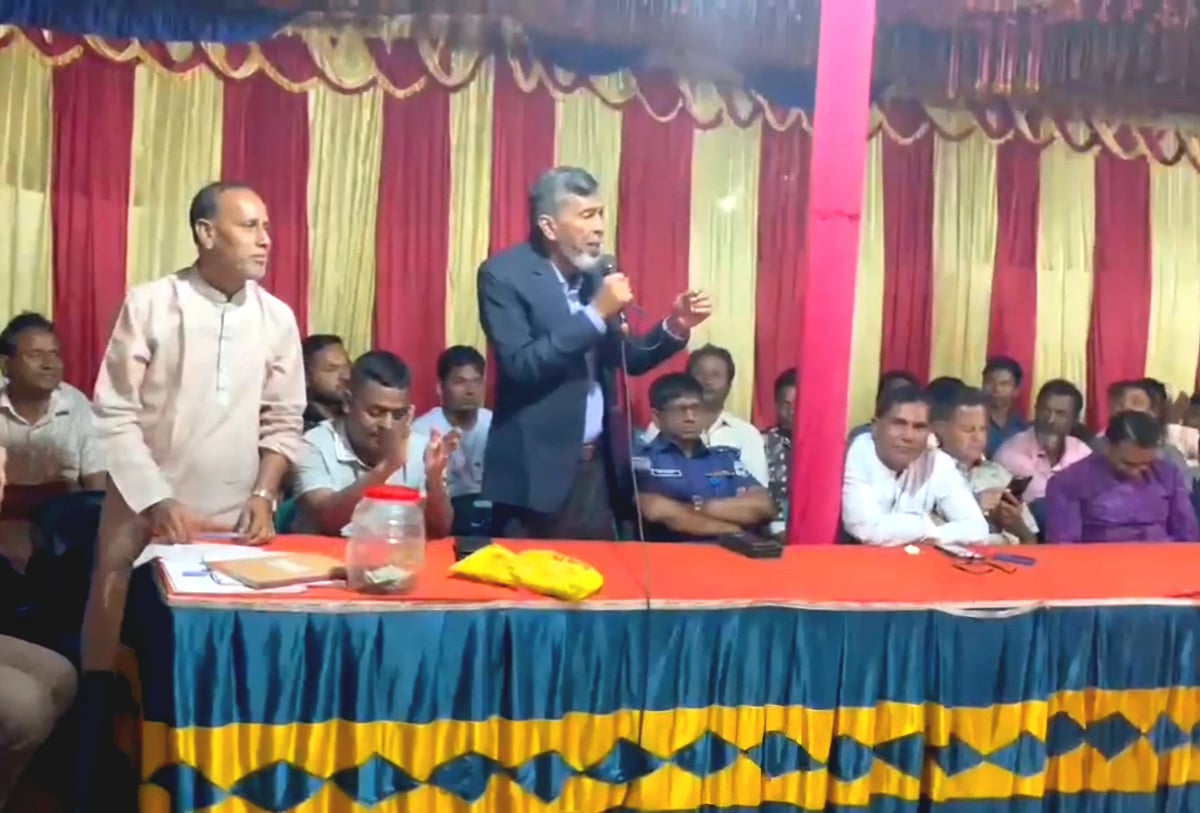 ইউপি নির্বাচনে বিএনপির প্রার্থীকে পরিচয় করিয়ে দিলেন এমপি, ইউএনওর হাততালি