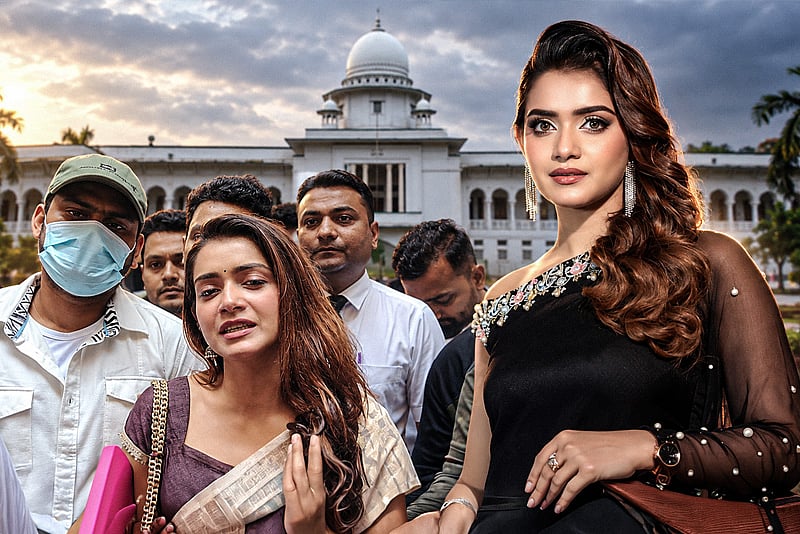 শাড়িকাণ্ডে নতুন মামলা, তানজিন তিশার সিনেমায় অভিষেকও অনিশ্চিত