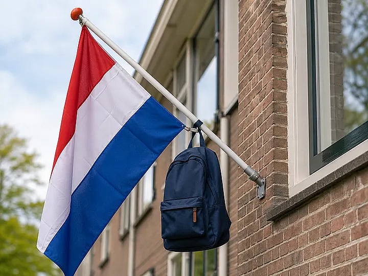 ¿Por qué poner bolsas delante de casa después de la escuela en Holanda