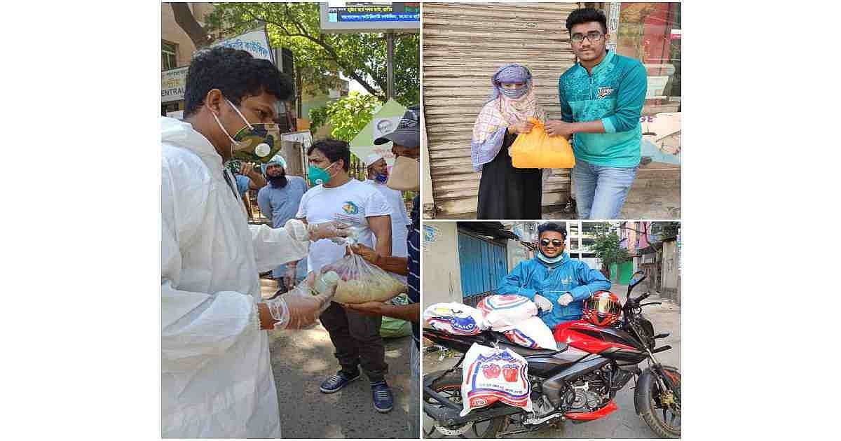 Bangladesh youths feed poor as general holiday continues