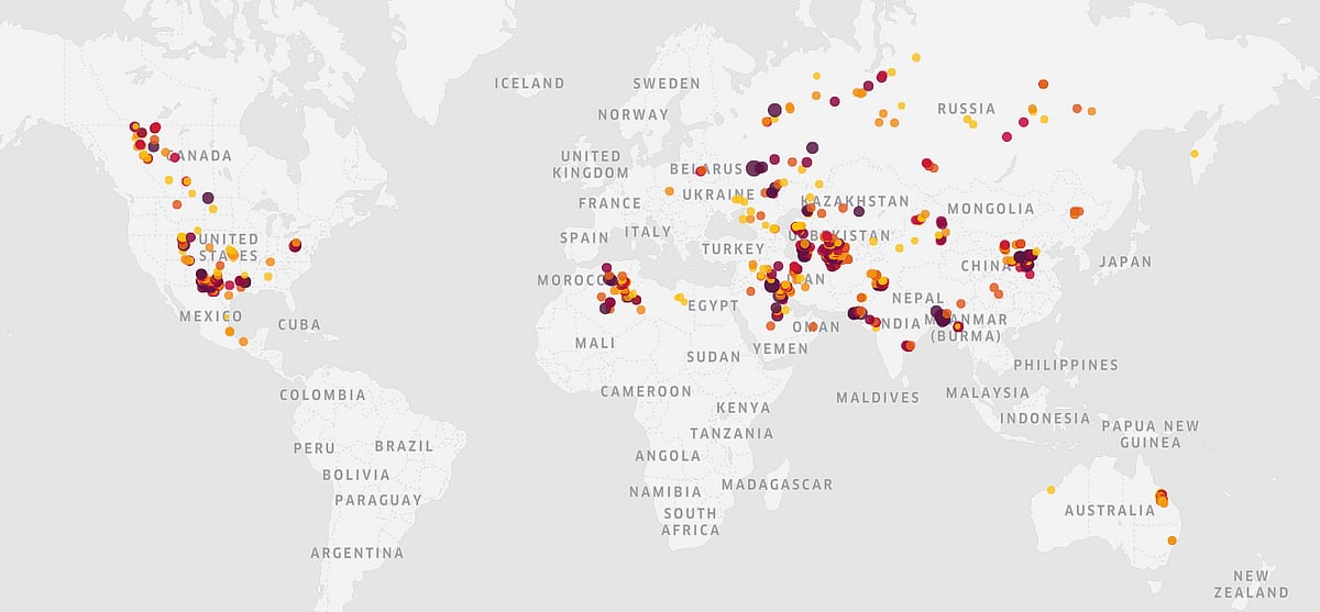 Kayrros/Handout via Reuters