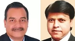 BNP MP Harunur Rashid (L) and independent MP Shahid Islam alias Papul