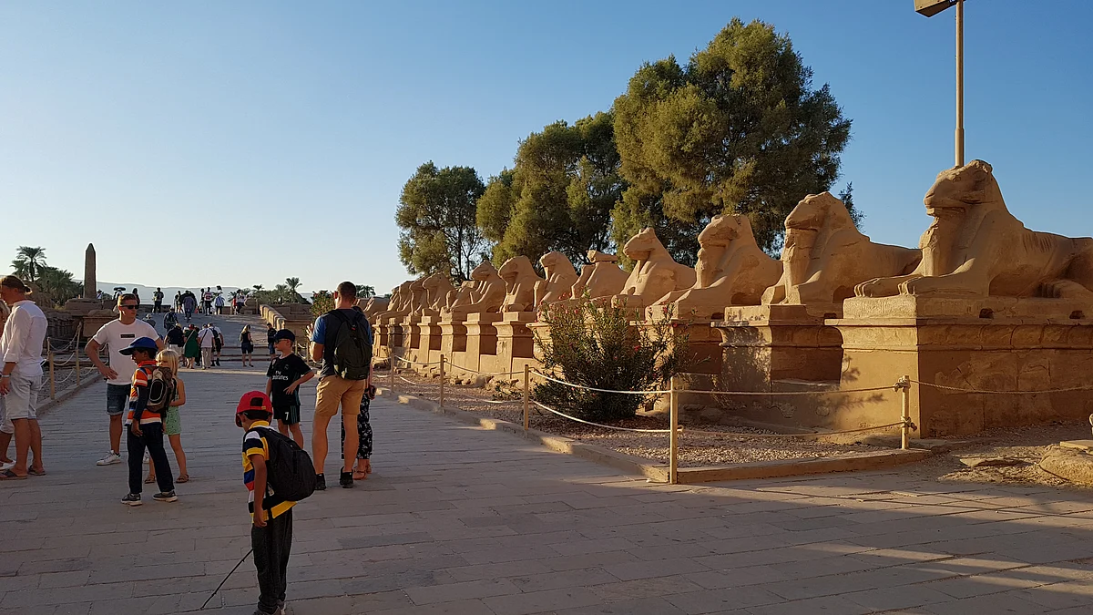 Karnak temple, Avenue of Sphinxes