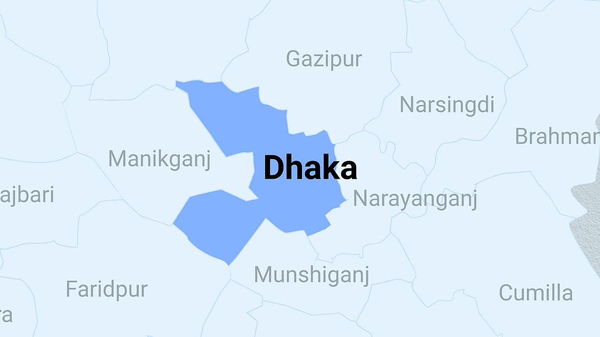 Dhaka map